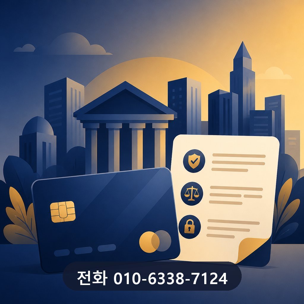 카드깡 업체 비교 카드사 약관 확인 이미지 · 문의 010-6338-7124