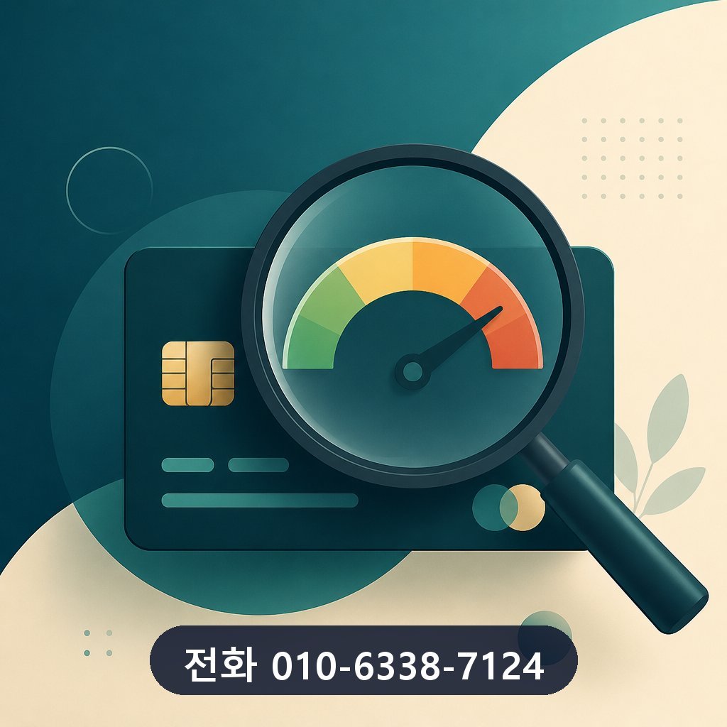 카드깡 업체 비교 한도 확인 이미지 · 문의 010-6338-7124