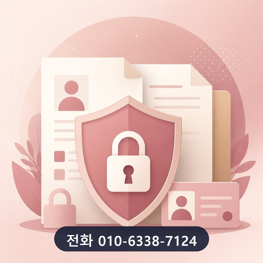 카드깡 업체 비교 개인정보 보호 이미지 · 문의 010-6338-7124